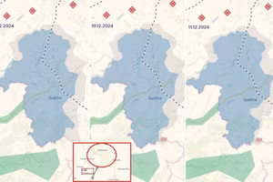 Quân Nga đang đánh bọc hậu và đột kích sâu trong khu vực Ukraine đang chiếm giữ ở vùng Kursk