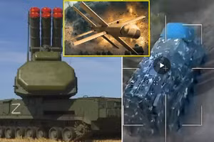 Buk-M3 hạ tên lửa Flamingo