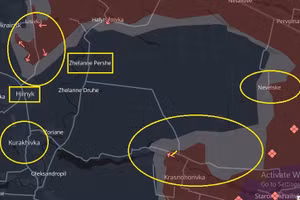 Nga chiếm Hirnyk, Krasnogorovka, khép nồi hầm Nevelske