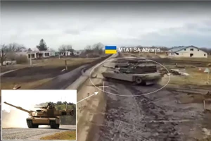 Vừa đến chiến sự, tăng Abrams đầu tiên của Úc bị phá hủy