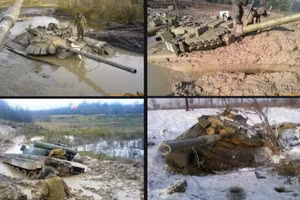 NATO định dùng đầm lầy nhân tạo nhấn chìm xe tăng Nga