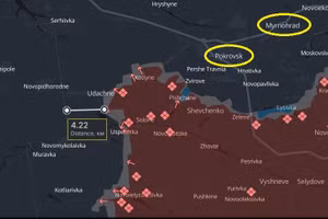 Nga vòng qua Pokrovsk, thọc sâu đánh tới Dnipropetrovsk