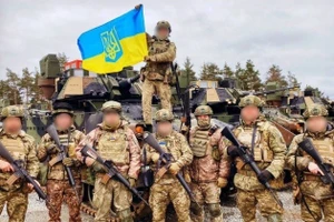 Binh sĩ thuộc Lữ đoàn cơ giới độc lập số 47 của Quân đội Ukraine