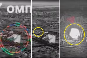 Tên lửa đánh sập điểm trú quân 40 binh sĩ