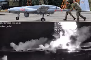 Đánh sập nhà máy UAV Bayraktar