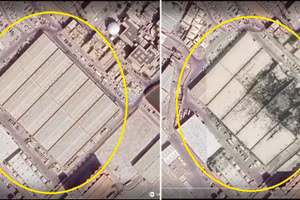 Căn cứ Hạm đội 5 Mỹ tan hoang sau đòn đánh của Iran