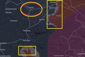 140 đợt tấn công ở Donetsk, 2 gọng kìm đánh vào Toretsk 