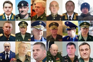 17 tướng lĩnh Nga thiệt mạng vì xung đột