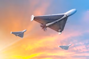 Geran 2 tàng hình trước radar trên bầu trời Kiev