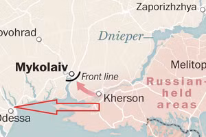 Đòn đánh xuyên Mykolaiv, chiếm Odessa trong vài tuần tới?