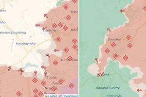 Kostiantynivka bị đánh từ nhiều hướng, phá vây tuyệt vọng ở Kupiansk