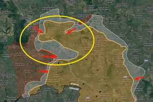 1500 quân bị vây ở Kursk