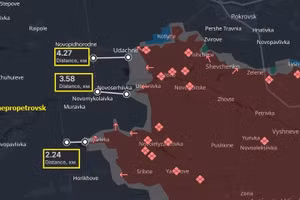 3 mũi tấn công Nga cách Dnepropetrovsk vẻn vẹn 2km