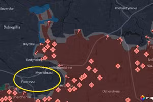 Nga-Ukraine cài răng lược, giành giật từng tấc đất ở bắc Pokrovsk