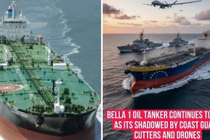 13 máy bay chở đặc nhiệm Mỹ chặn bắt tàu dầu Nga