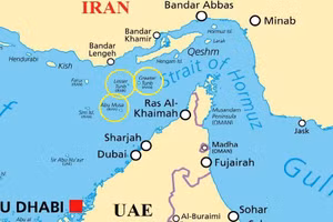 Iran đặt tên lửa trên 3 đảo, phong tỏa eo biển Hormuz
