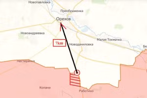 Nga mở mặt trận mới, từ Rabotino đánh thẳng lên Orikhiv