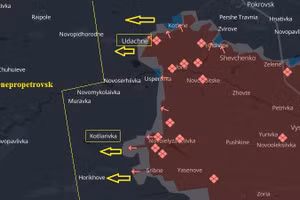 Tỉnh thứ 5 của Ukraine bị uy hiếp nghiêm trọng