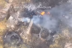 UAV FPV xé nát tăng Leopard 1A5