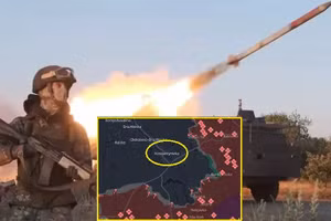 Nga thiết lập túi lửa dài 16km ở Konstantinovka