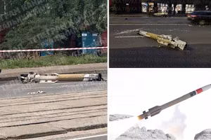 PAC 3 bắn trượt Kh-101, rơi giữa phố ở Kiev