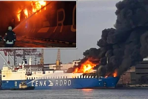 Nga biến các cảng biển Ukraine thành bãi chứa xác tàu cháy