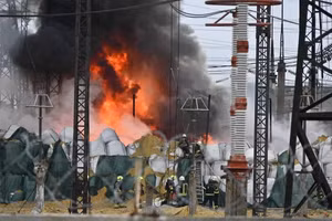 Nga làm suy giảm 53% hệ thống chuyển tải điện Ukraine