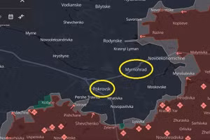 Dự báo u ám về tương lai của cụm cứ điểm Pokrovsk-Myrnohrad