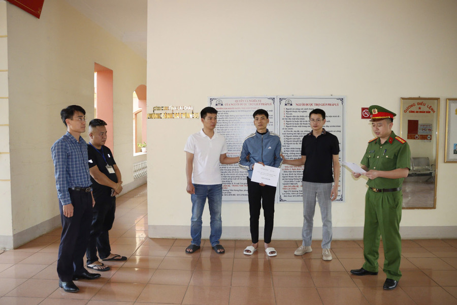 Công an tỉnh Lai Châu ra quyết định khởi tố vụ án, khởi tố bị can và bắt tạm giam đối tượng Vũ Văn Tuấn.