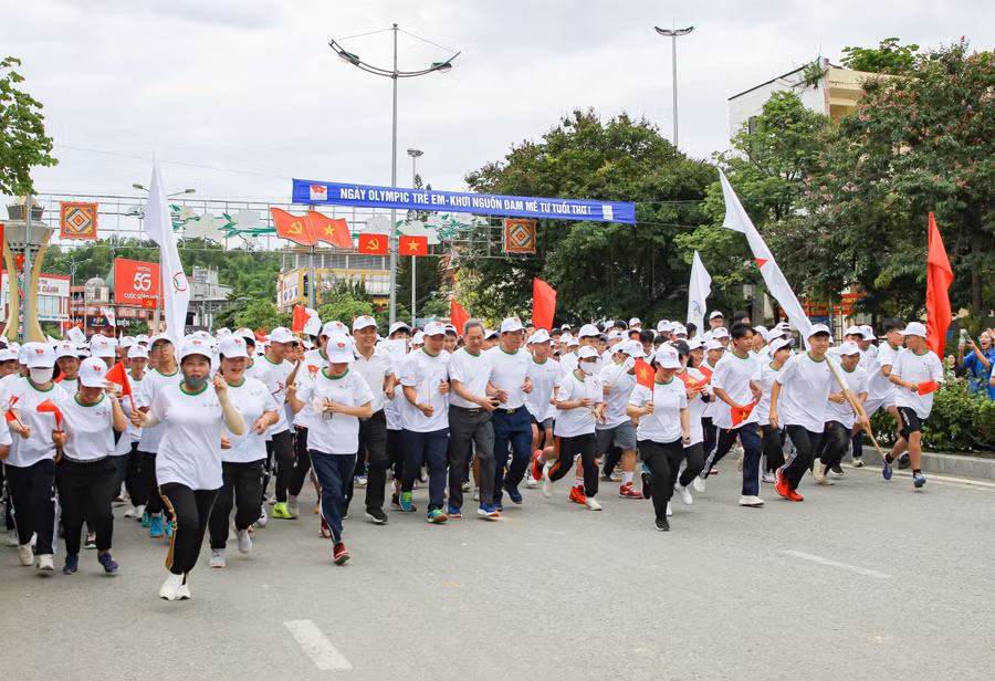 Ngày Olympic Trẻ em năm 2025 được tổ chức tại thành phố Điện Biên Phủ.