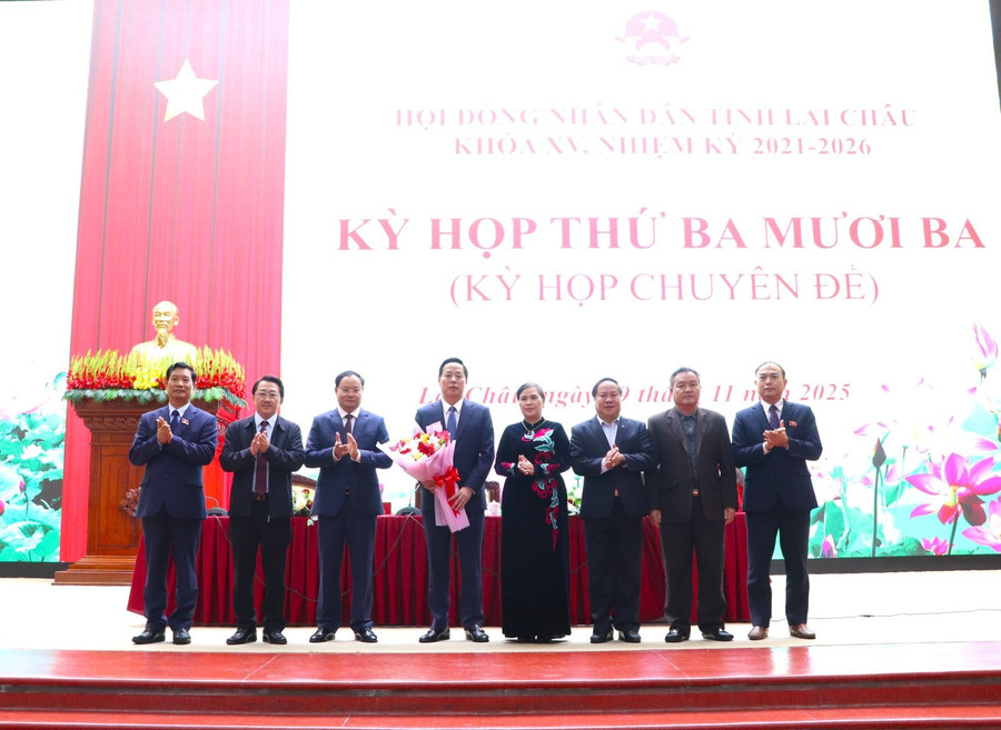 Ông Hà Quang Trung được bầu giữ chức Chủ tịch UBND tỉnh Lai Châu.