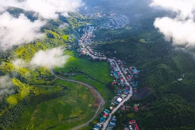 Trận động đất vừa xảy ra tại huyện Mường Chà, tỉnh Điện Biên. (Ảnh: Cổng thông tin điện tử huyện Mường Chà)