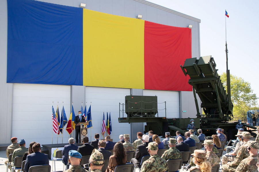 Hệ thống tên lửa phòng không Patriot của Romania.