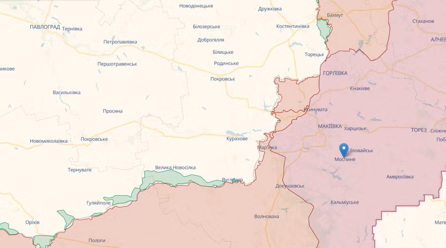 Sân bay Mospine đã trở thành địa điểm bị tên lửa đạn đạo chiến thuật ATACMS tấn công.