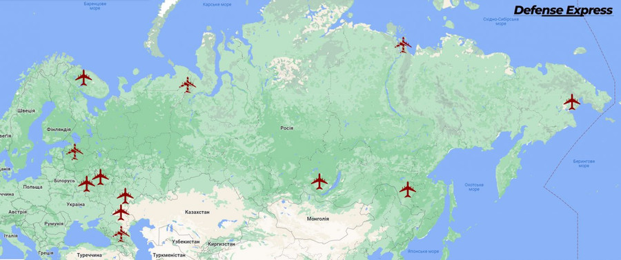 Căn cứ không quân chiến lược và tầm xa của Liên bang Nga.