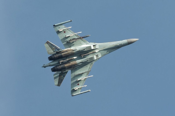 Tiêm kích Su-35S của Nga được phát hiện ở &quot;chế độ quái thú&quot;.