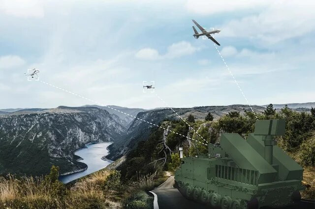 ACSV G5 trong biến thể hệ thống tên lửa phòng không tầm ngắn.