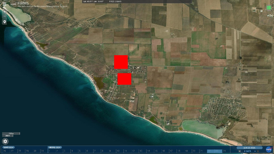 Địa điểm Trung tâm liên lạc không gian của Quân đội Nga bị tấn công. Địa điểm Trung tâm liên lạc không gian của Quân đội Nga bị tấn công.