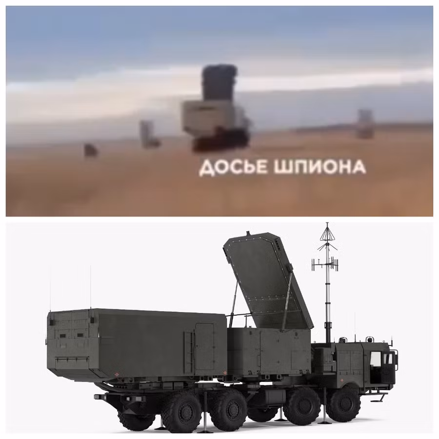 Radar cảnh giới 92N2E của tổ hợp phòng không S-400 Triumf cũng đã được ghi nhận.