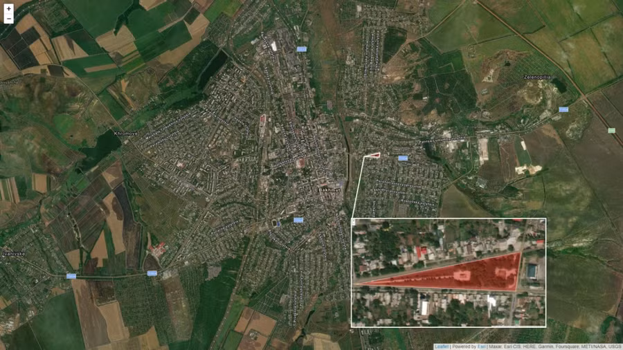 Lính đánh thuê Wagner đã tiến được vào khu vực đặt tượng đài xe tăng tại thành phố Bakhmut.