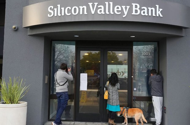 Cuộc khủng hoảng ngân hàng tại phương Tây có thể bùng phát sau vụ phá sản của Silicon Valley Bank.