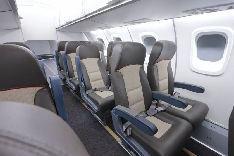 Mô phỏng khoang hành khách của máy bay chở khách TVRS-44 Ladoga.