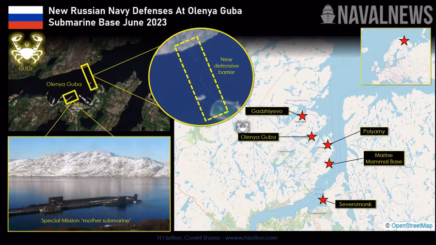 Căn cứ Olenya Guba của Hải quân Nga tại Bắc Cực đã được tăng cường khả năng phòng thủ.