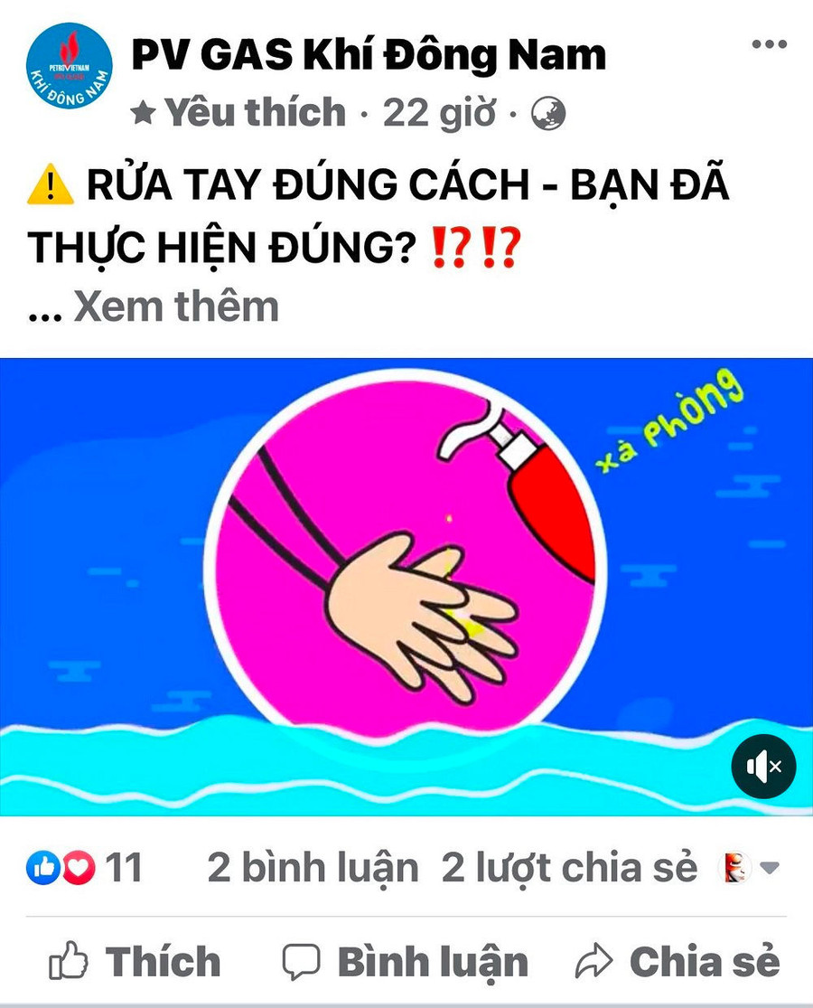 Fanpage PV GAS Khí Đông Nam có đội ngũ chủ lực quản lý là tuổi trẻ KĐN hoạt động truyền thông hiệu quả Fanpage PV GAS Khí Đông Nam có đội ngũ chủ lực quản lý là tuổi trẻ KĐN hoạt động truyền thông hiệu quả