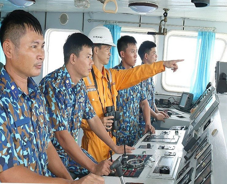 KCM phối hợp tuần tra bảo vệ an ninh, an toàn hệ thống khí trên biển