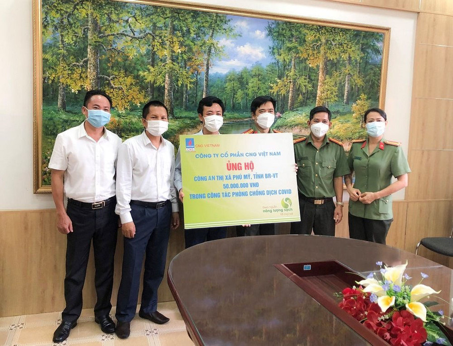 CNG Việt Nam ủng hộ các lực lượng tuyến đầu bảo vệ an ninh, trật tự, phòng chống dịch của tỉnh Bà Rịa – Vũng Tàu. CNG Việt Nam ủng hộ các lực lượng tuyến đầu bảo vệ an ninh, trật tự, phòng chống dịch của tỉnh Bà Rịa – Vũng Tàu.