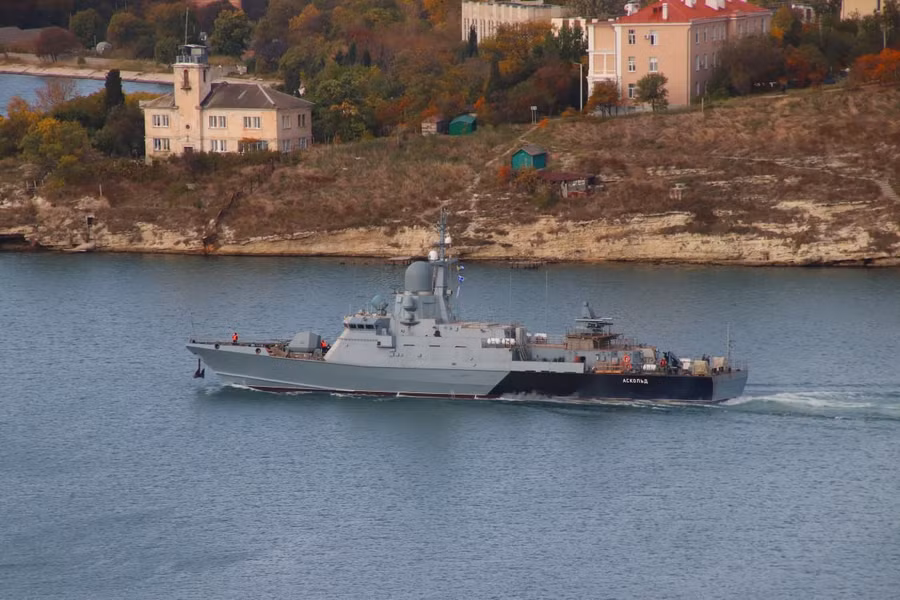 Lộ video tàu Askold trúng tên lửa hành trình Storm Shadow