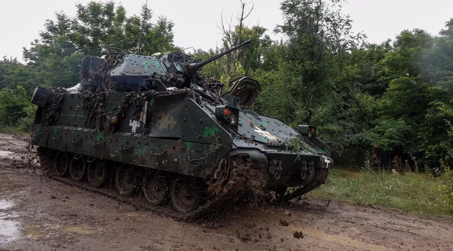 Thiết giáp phương Tây giúp Ukraine đứng vững giữa chảo lửa Avdiivka