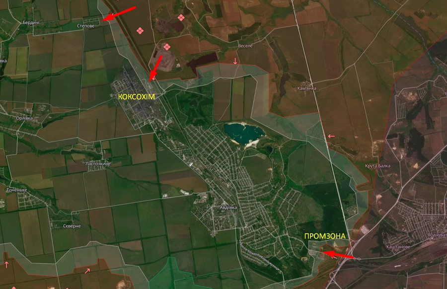 Giao tranh ác liệt đang diễn ra tại khu vực Avdiivka.