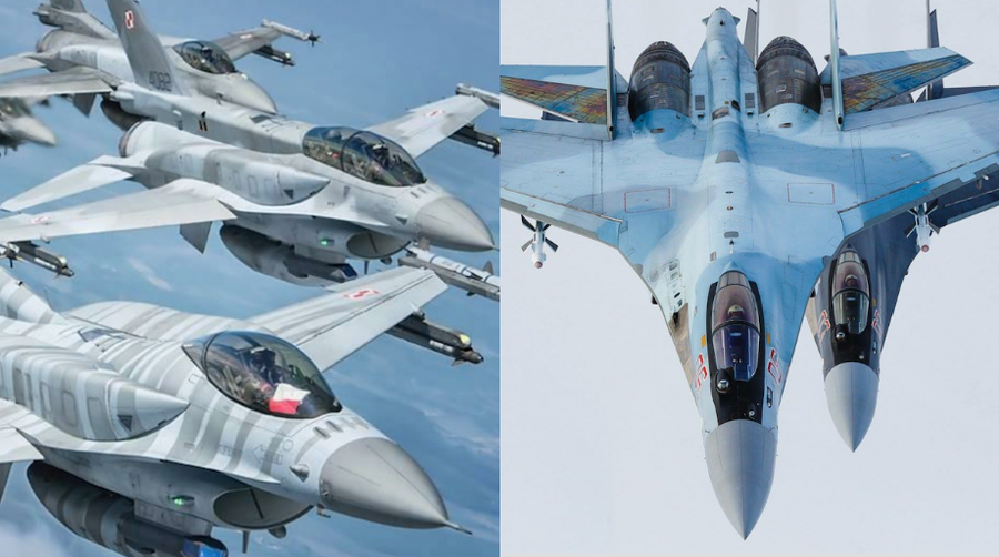 Su-35 cơ động đối đầu F-16 khiến Lầu Năm Góc báo động